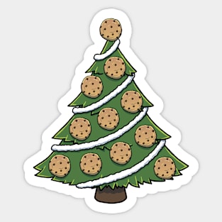 Chocolate Chip Cookie Christmas Tree Sticker